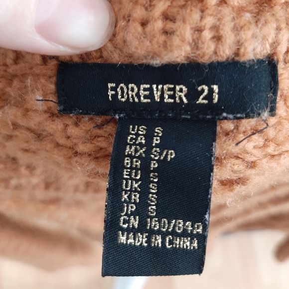 Rustic Orange Forever 21 Sweater - Picture 2 of 2